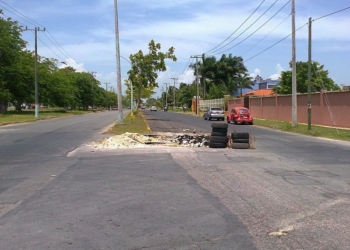 Ya estamos hartos, nadie tapa el bache