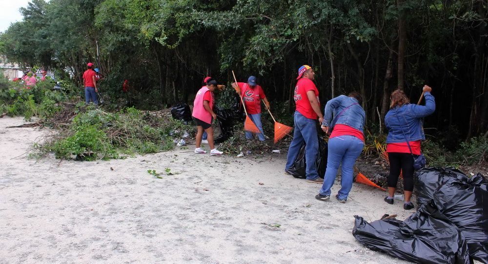 Recupera “brigadas del bienestar” parques y áreas verdes de Cancún