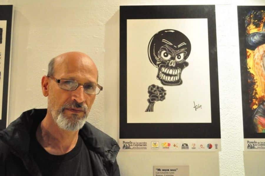 El caricaturista colombiano “León”, ilustra con su valioso aporte esta casa editorial