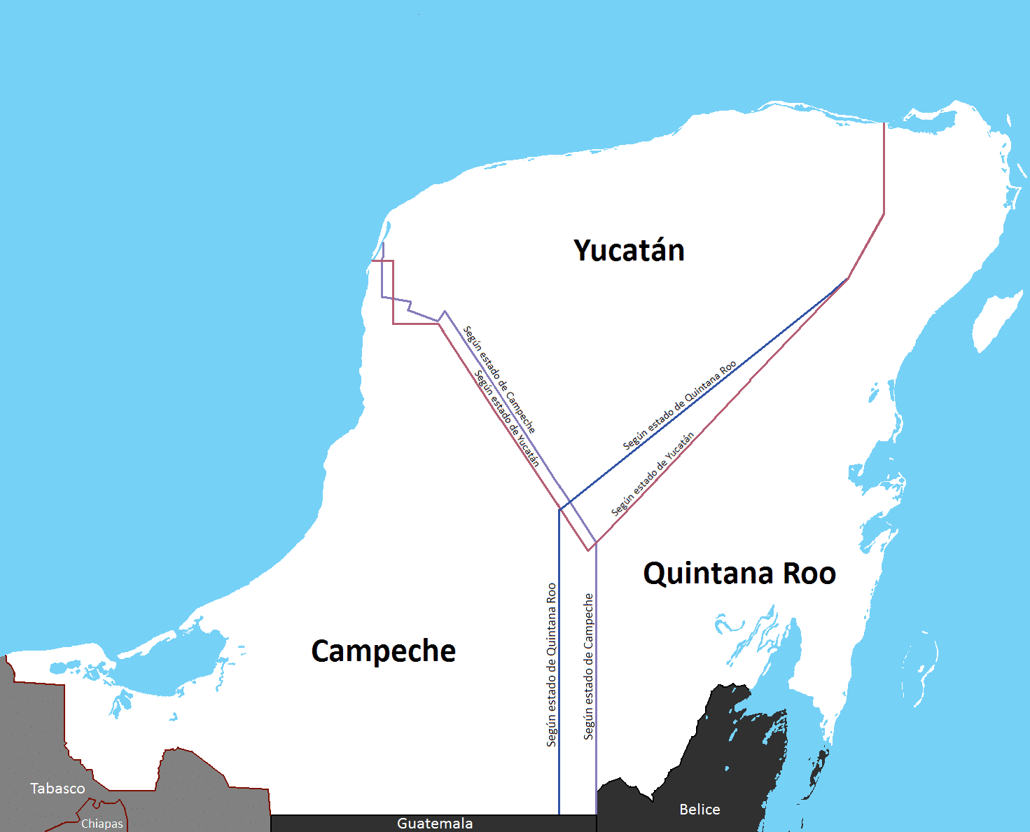 Pierde territorio Quintana Roo ante Campeche; responsables mintieron sobre la realidad del litigio.