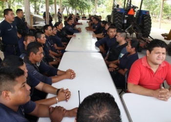 Listos para brindar y garantizar la seguridad durante la feria de Bacalar