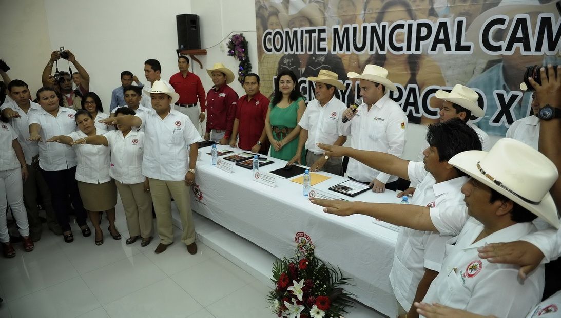 Toma protesta el gobernador Roberto Borge a nueva dirigencia municipal de la Cnc en Solidaridad