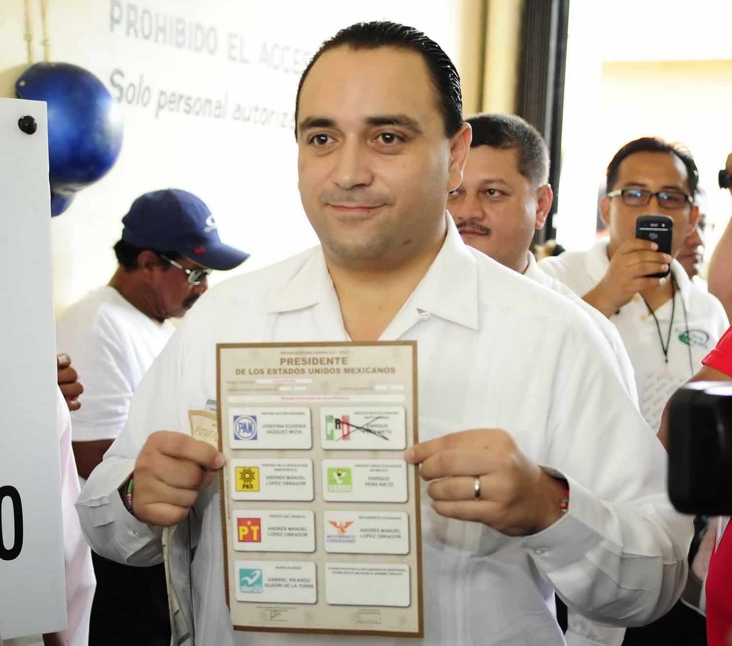 Convoca el gobernador Roberto Borge a los quintanarroenses para acudir a las urnas