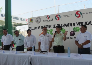 Impulsa el gobierno de Mauricio Góngora huertos de traspatio por un municipio verde