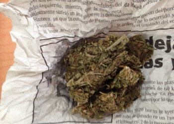 Lo detiene con “mota” a bordo de una moto