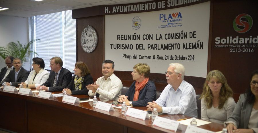 Recibe Mauricio Góngora Comisión  de turismo del parlamento alemán y diplomáticos