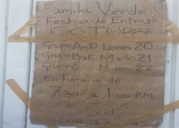 Fueron por su vale de despensa, no para escuchar las “sandeces” de Remby