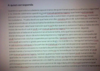 La Policía Preventiva Municipal de OPB, agencia de abuso contra las mujeres