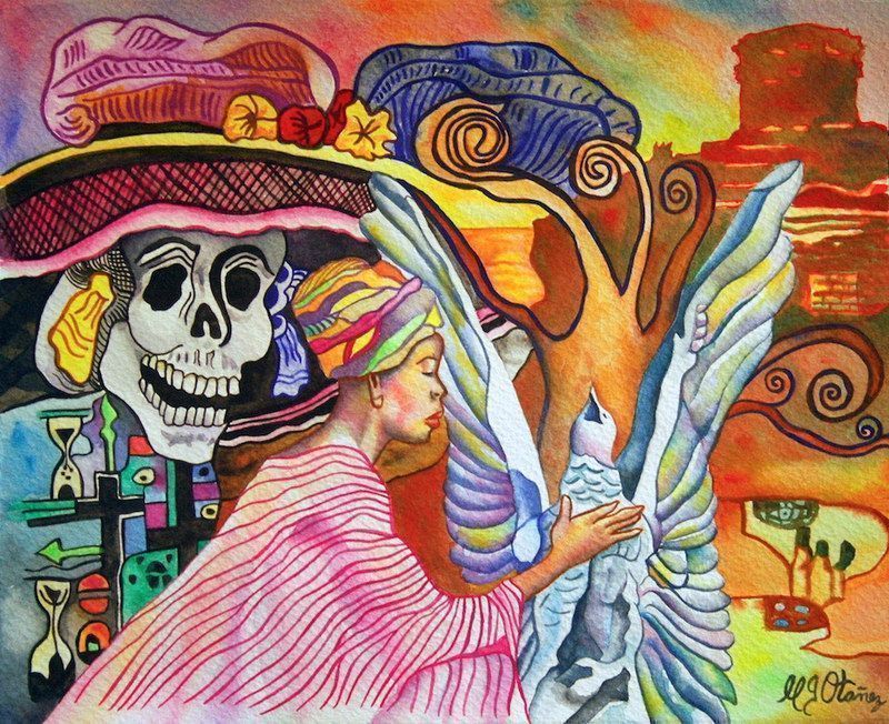 Seis mujeres rinden tributo a la Muerte