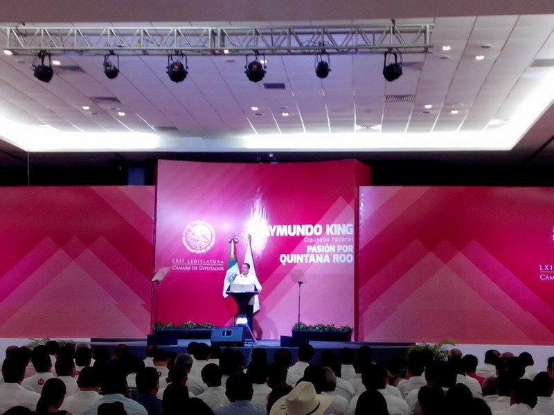 Rinde el diputado federal Raymundo King de la Rosa, II Informe de Actividades Legislativas