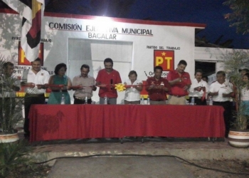 Inaugura PT sede del Comité Ejecutivo Municipal en Bacalar