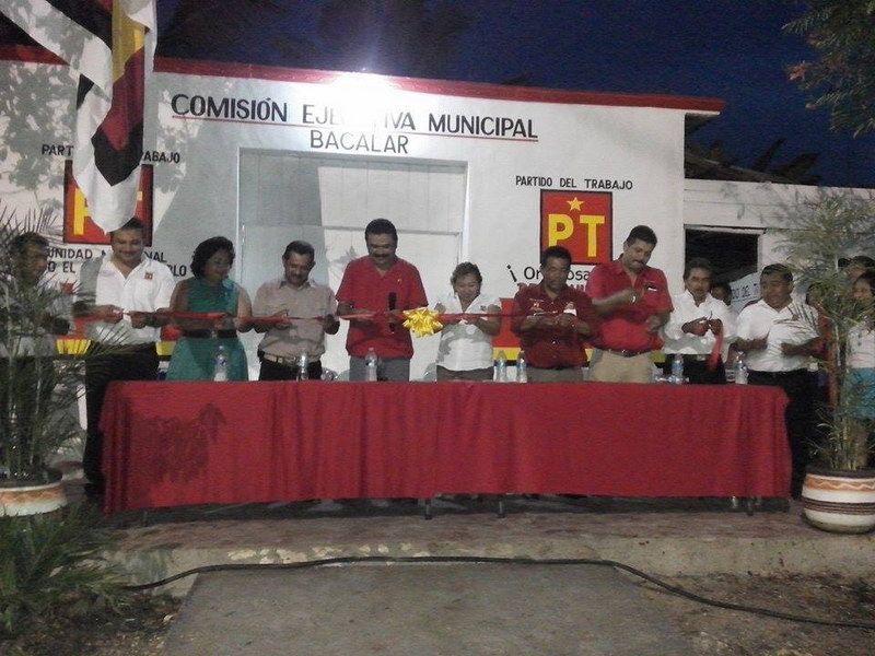 Inaugura PT sede del Comité Ejecutivo Municipal en Bacalar