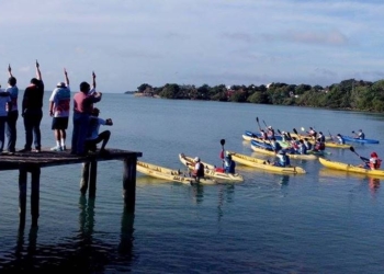 Da Eduardo Espinosa Abuxapqui disparo de salida al “Triatlon Desafío Calderitas 2014”