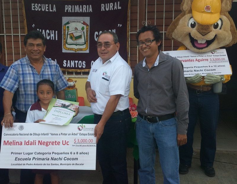 Bacalar hace historia ganando por primera vez el concurso nacional “Vamos a Pintar un Árbol”