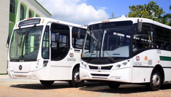  ¡Por fin!, ya hay autobuses urbanos en Chetumal