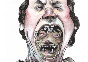 OMAR: Con el moustro adentro #caricatura