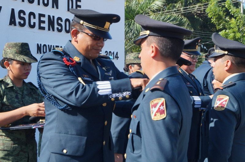 Fuerzas Armadas entrega ascensos a su tropa en Chetumal