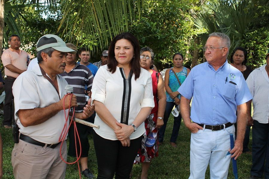 Intensa gira de trabajo de Rosa Adriana Díaz Lizama en Sucilá