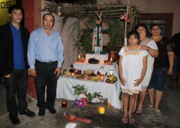 Hanal Pixán por el rumbo de La Socorrito