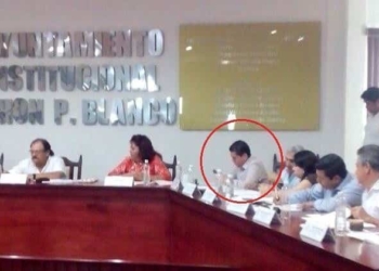 El regidor capitalino Hassan Villanueva Ortega, ni ‘pinta’ ni da color