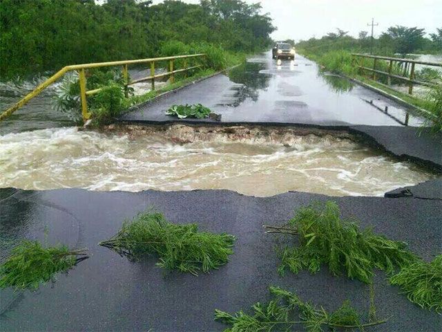 Morocoy incomunicado por lluvias