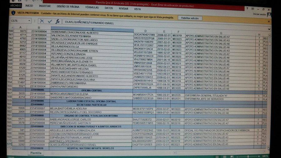  Acusan de trácala a Barbaciano Sansores, líder sindical de la Sesa