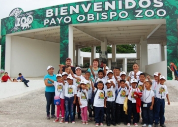 Niños de la zona limítrofe visitan el Zoológico