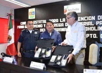 Entregan utensilios a municipio de FCP para establecer alcoholímetro