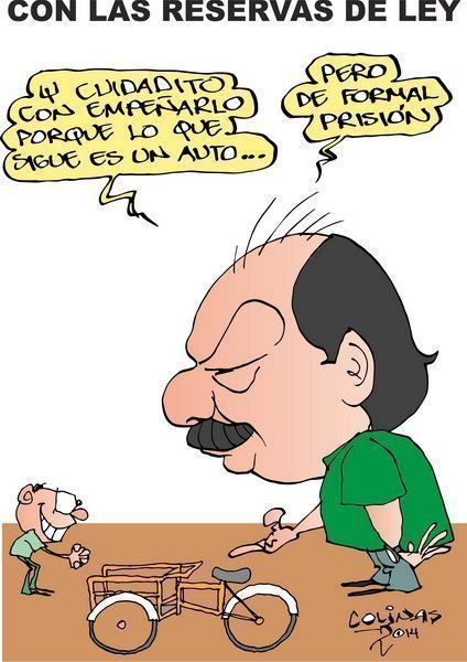 COLINAS: Con las reservas de ley #caricatura