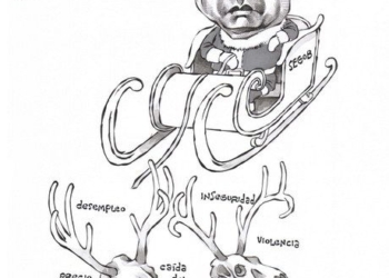 OMAR: Intentando mover a México #caricatura