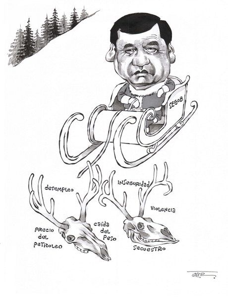 OMAR: Intentando mover a México #caricatura