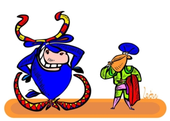 LEON: No a la corrida de toros #caricatura
