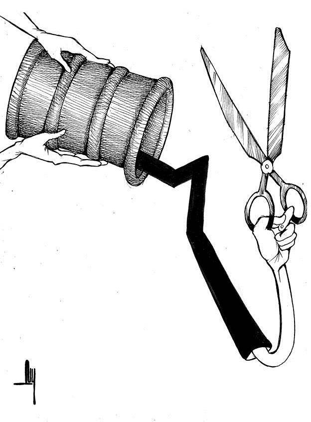 LUY: Recortes a la vista #caricatura