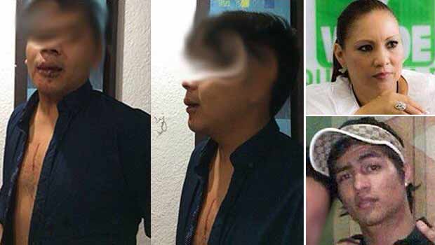 Hijo de la delegada de la Profepa en Quintana Roo,  Ludivina Menchaca, tunde a golpes a parroquiano