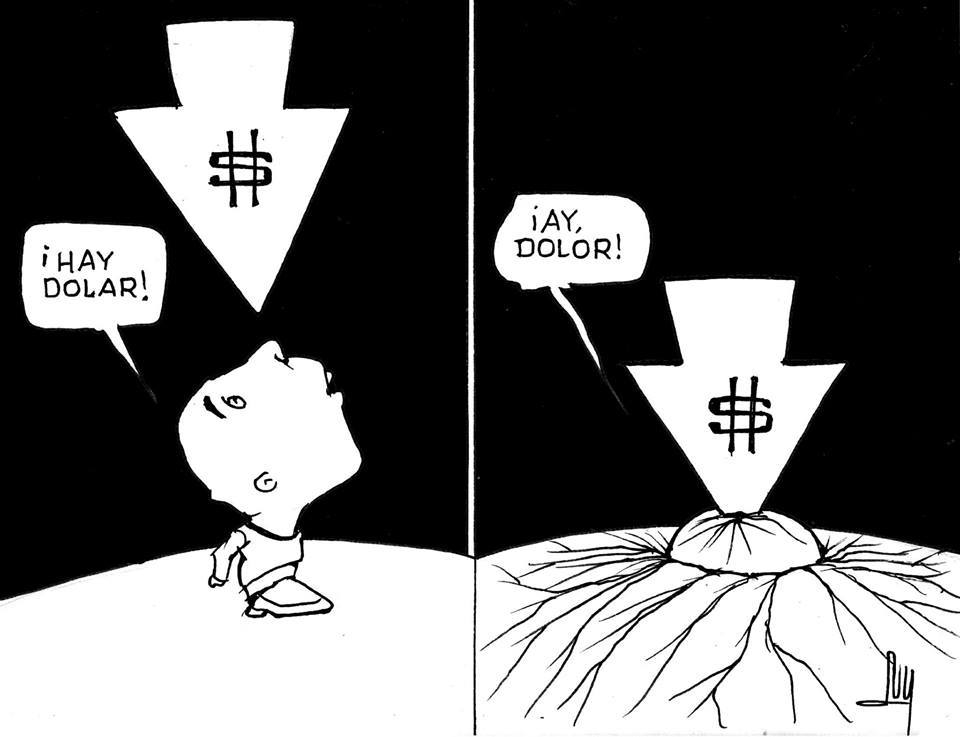 LUY: Dolor económico #caricatura