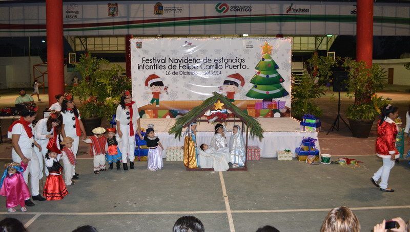 Festival Navideño para niños de estancias infantiles