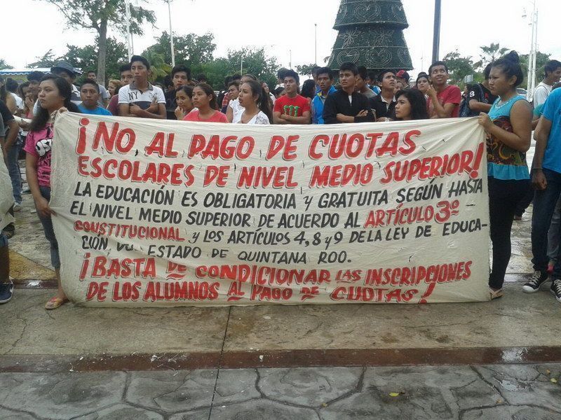 Estudiantes de CONALEP toman de nuevo las calles