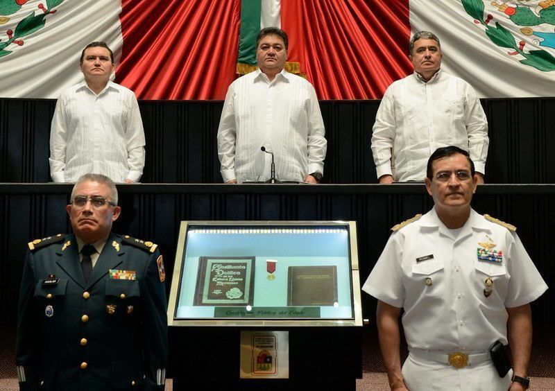 Conmemoran 40 aniversario de la promulgación de la Constitución de Quintana Roo
