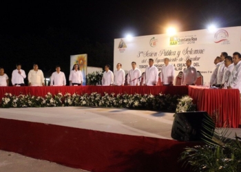 Se preparan para festejar el IV aniversario del municipio de Bacalar