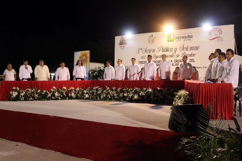 Se preparan para festejar el IV aniversario del municipio de Bacalar