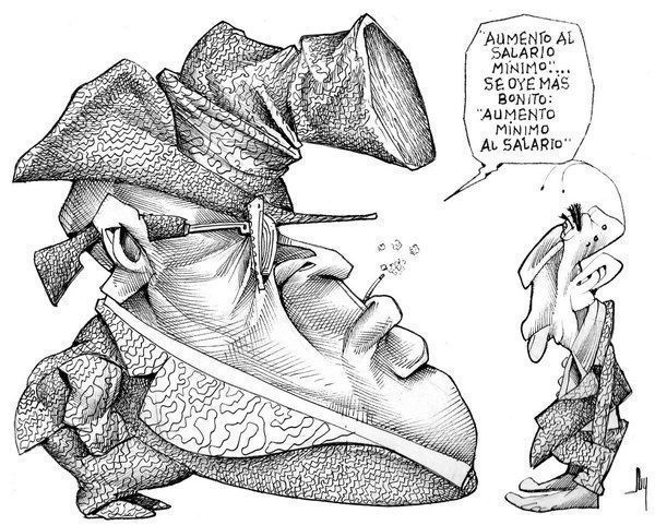 LUY: Aumento minimo #caricatura