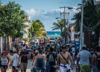 Continua gran afluencia de visitantes en la Riviera Maya
