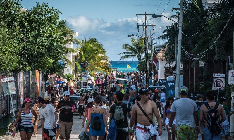 Continua gran afluencia de visitantes en la Riviera Maya