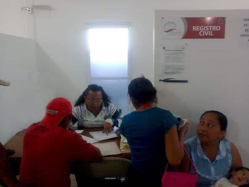 Más oficinas de Registro Civil en la zona rural del Municipio Bacalar