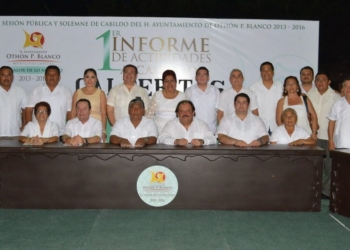 Rinde primer informe alcalde de Calderitas
