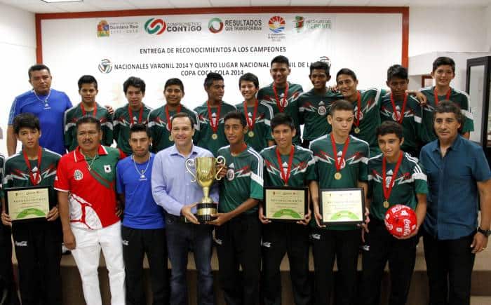 Mayoría de edad de Copa Coca Cola con 75 equipos en Quintana Roo