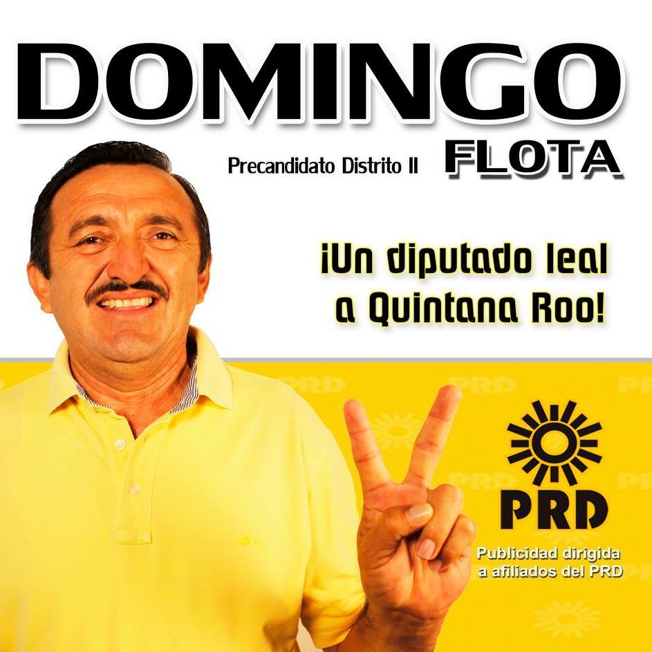 Fija dirigencia del PRD línea a favor de Domingo Flota Castillo