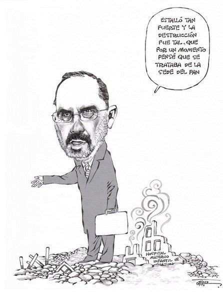OMAR: Entre los escombros #caricatura