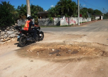 En pésimas condiciones las calles en Kantunilkin