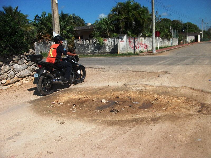 En pésimas condiciones las calles en Kantunilkin
